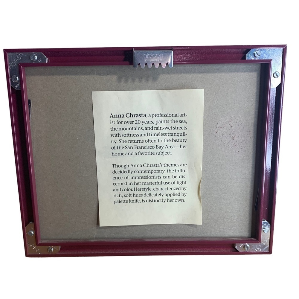ANNA CHRASTA FRAMED VINTAGE ART - Picture 2 of 3